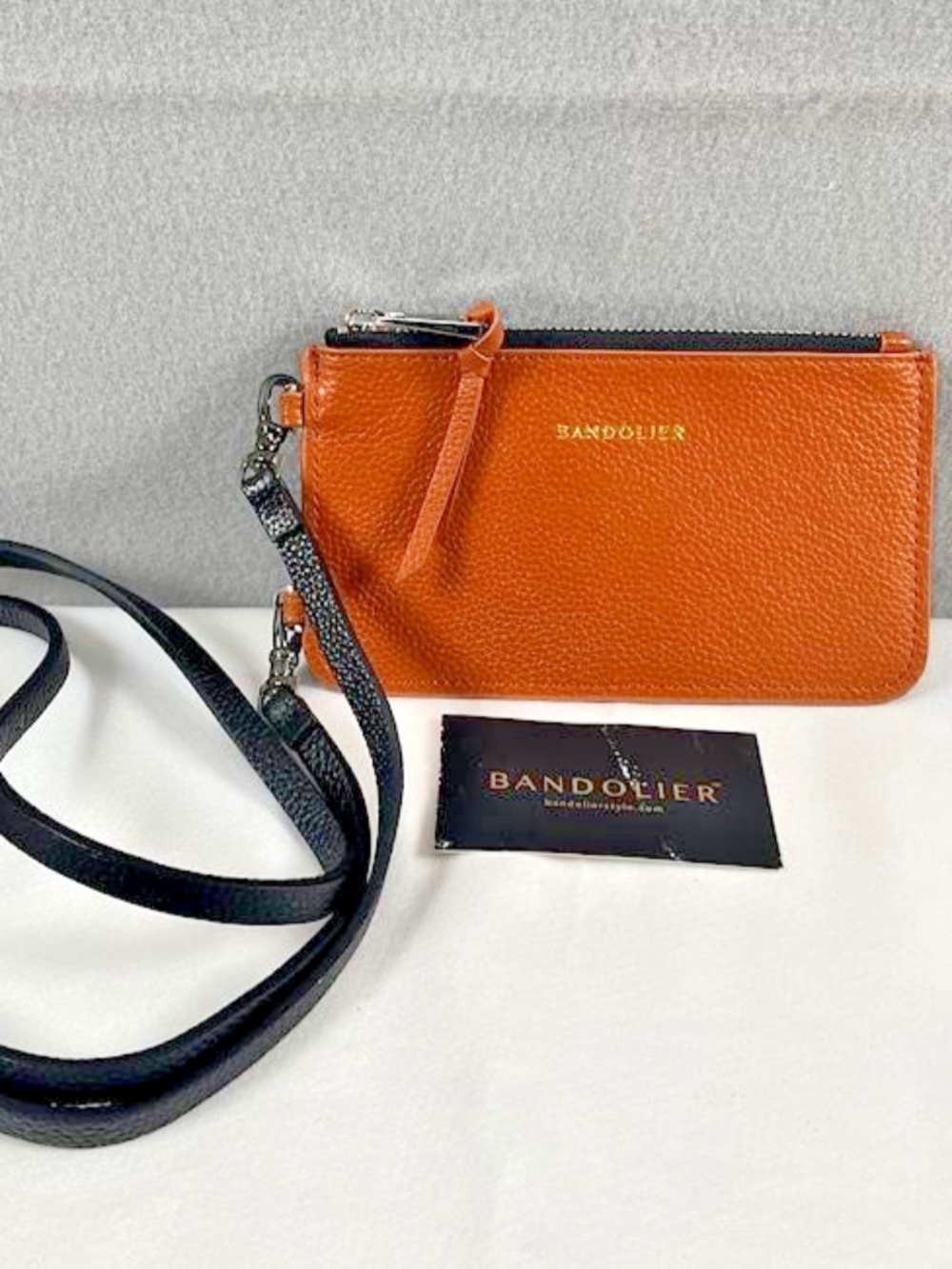 Bandolier Cognac Gold Expanded Pouch Phone Case & Strap Set - iPhone 7/8 Plus